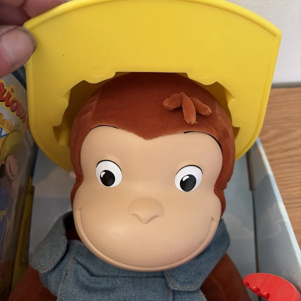 VINTAGE‎ NEW IN BOX Tool Time Curious George Plush Stuffed Animal 2005 - RARE